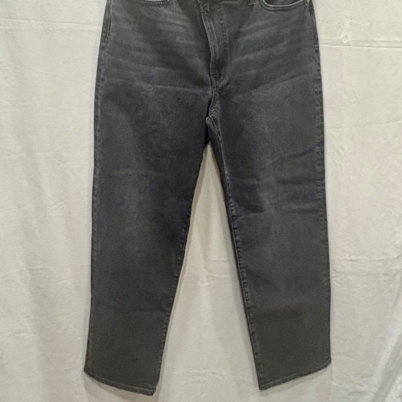 Madewell Perfect Vintage Straight Leg Jeans - Washed Black / 29 - Picture 4 of 10